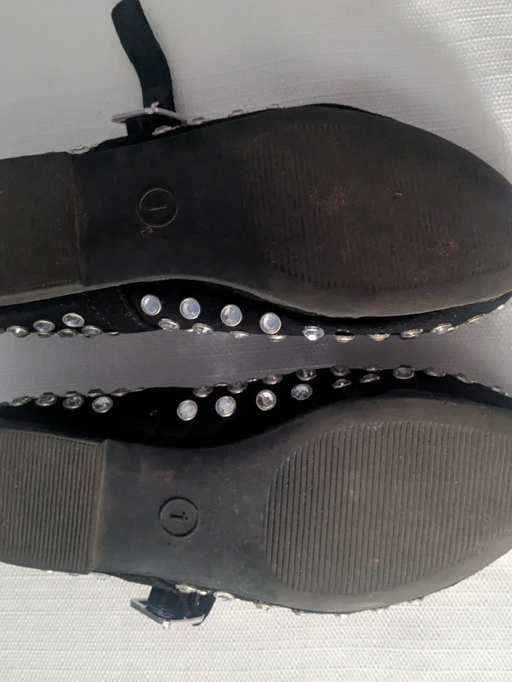 Art Class Kids' Black Mary Jane Flats with Silver Studs